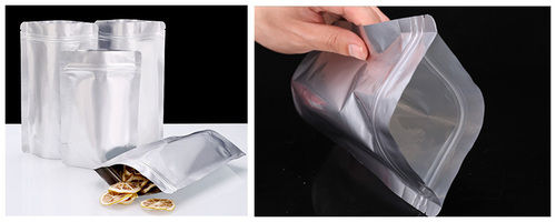 Leak Proof Aluminium Foil Pouch For Food Packaging With Rectangular Shape