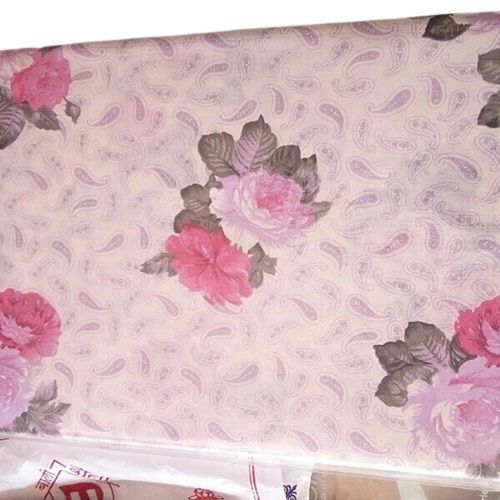 Lightweight Wrinkle Resistant Soft Cotton Floral Printed King Size Bedsheet