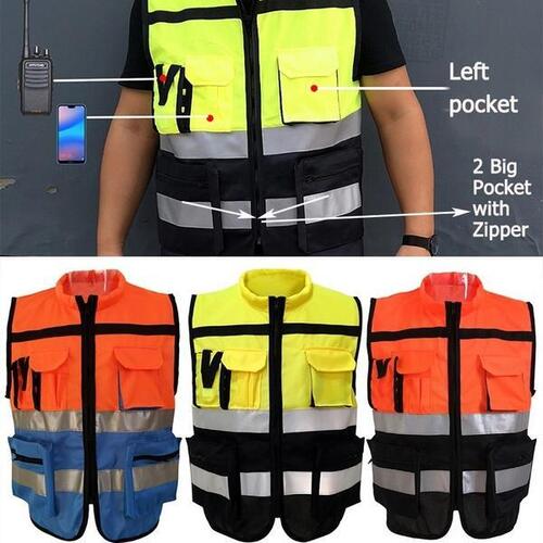 Mens Reflective Safety Jacket