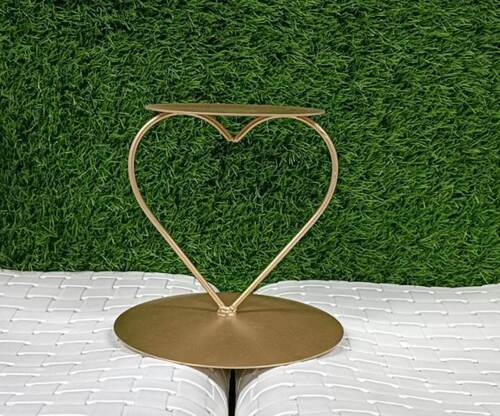 Metal Heart Shape Floating Tier Cake Stand