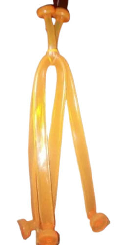 Orange Rubber Hawai Chappal Straps