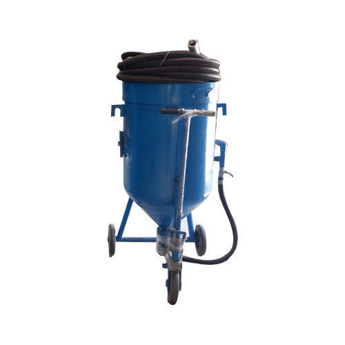 Plastic Semi-Automatic Portable Type Manual Air Operated Shot Blasting Machine