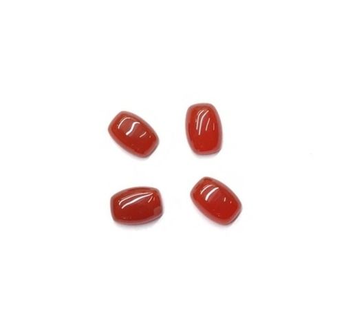 12mm 1.19 Gram Weight Oval Cut Natural Red Coral Gemstone