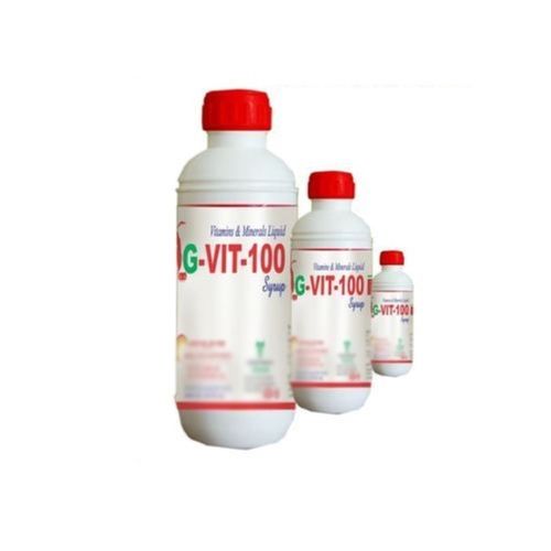 Calcium Deficient Healthy G-VIT-100 Syrup For Animal Feed Supplements