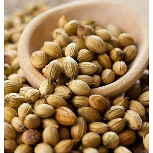 Dried Coriander Seeds - 100% Pure, Natural Color, 12 Months Shelf Life | Ideal for Food Spices, Store in Dry Places