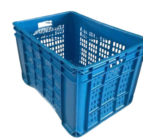 Portable And Lightweight Two Way Handlift Hdpe Plastic Crates For Keeping Fruits
