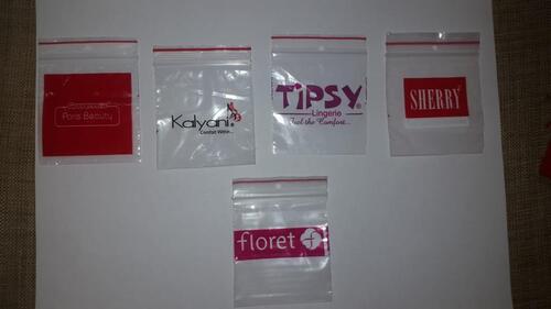 Printed Plastic Ziplock Bag For Packaging Usage With All Size Available