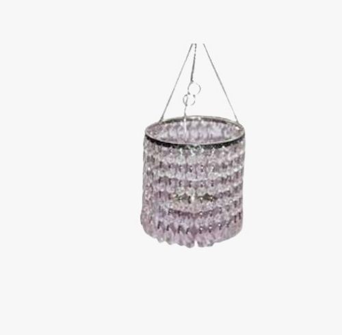 White Round-Shaped Fashionable Ceiling Mounted Crystal Modern Jhoomer For Decoration