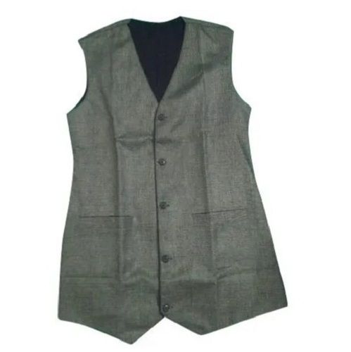 Grey Single-Breasted Smart Suits And Cotton Casual Corporate Blazer