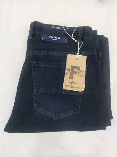 28-38 Inches Straight And Regular Fit Plain Dyed Stretchable Denim Jeans For Mens Age Group: >16 Years