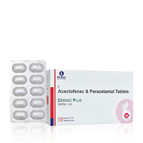 Aceclofenac Paracetamol 10x10 Tablets Pack