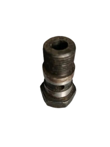 Metallic Grey Galvanized Tempered Hexagon Hydrology Banjo Bolts For Pass Pressurized Fluid