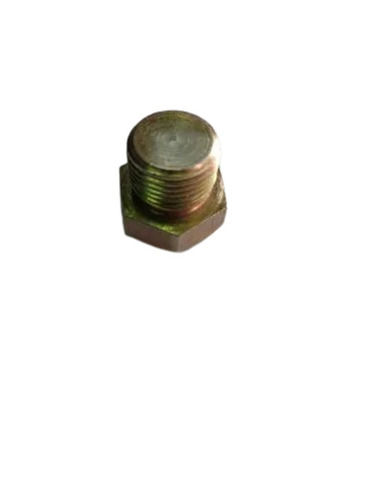 Hard High Strength Automatic Lathe Style Round Plated Brass Closing Plug