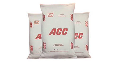 Ppc (Pozzolana Portland Cement) Type Acc Cement 50 Kg Pp Sack Bag Packing