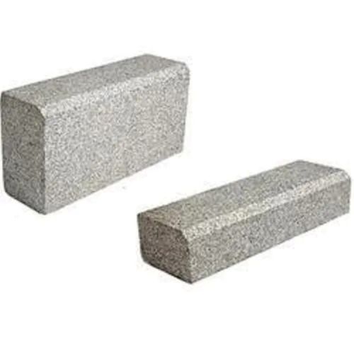 Grey Rectangular Matt Surface Block Reinforced Natural Concrete Cement Kerb Stone