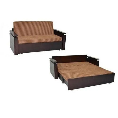  72 X 64 X 27 Inches Termite Free Modern Design Long-Lasting Wooden Sofa Cum Bed