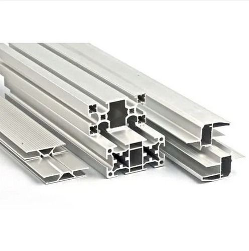 Silver 14 Meter 3 Mm Rust Proof Rectangle Coated Aluminum Section Profile