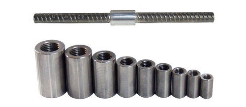 16 to 40 MM Threaded Corrosion Resistant Steel Female Rebar Coupler