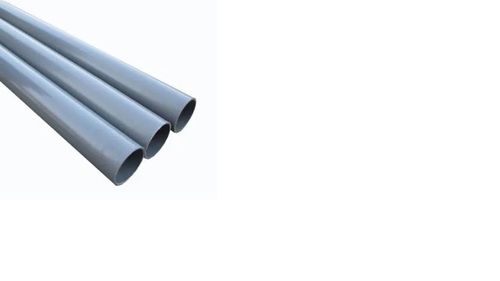 5 To 10 Mm Grey Hard Tube Pvc Boring Pipe For Utilities Water