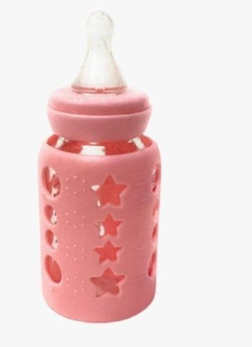 50 Ml Protected Silicone Sleeve Cover Glass Baby Feeding Bottle