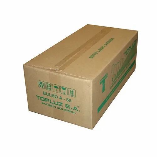 Biodegradable 11 - 25 Kg Capacity 3 Ply Rectangular Printed Carton Box