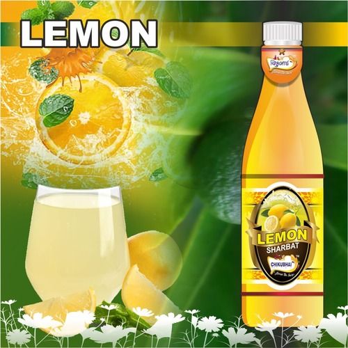 Delicious Lemon Sharbat Bottle For Home