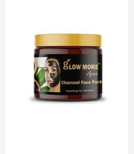 Glow More Again Charcoal Face Pack For Personal And Parlour Usage