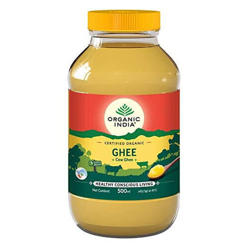 Healthy Conscious Living Certified Organic Cow Ghee 500 Ml