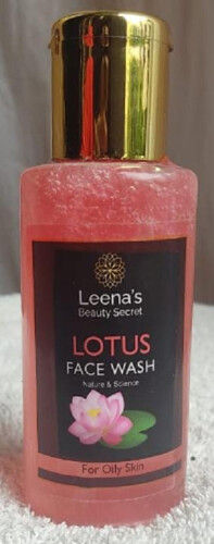 Unscented Herbal Lotus Face Wash Gel For Oily Skin