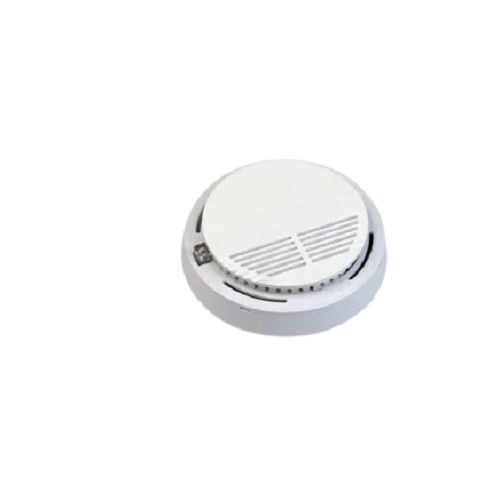 White 250 Gram Pvc Plastic Wireless Smoke Detector For Office