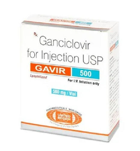 Crystal Clear 500 Mg Ganciclovir Injection Cas No: 82410-32-0