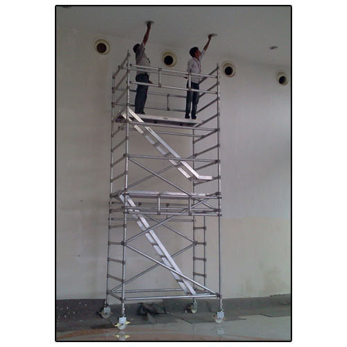 Heavy Duty Aluminium Scaffolding Stair For Industrial Usage