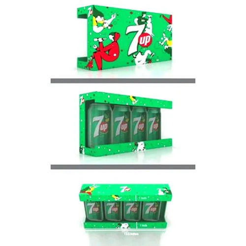 Modern Smooth Surface Durable Printed Hardboard Paper Cold Drink Cans Box