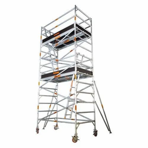 Movable Aluminium Scaffolding Stair For Industrial Usage