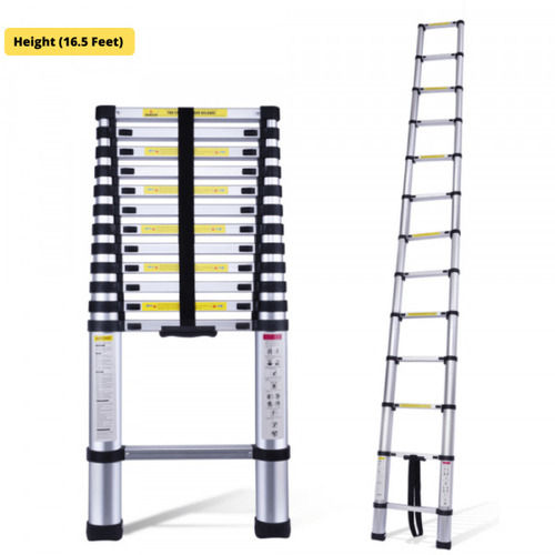 Portable 16.5 Feet Height And 13 Steps Aluminum Folding Ladder