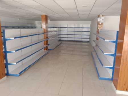 Powder Coated Steel Supermarket Display Racks