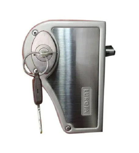 Silver Stainless Steel Polished Deadbolt Safety Door Lock With Key 