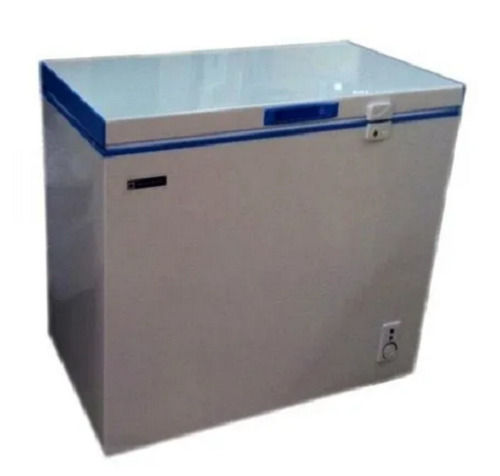 Silver 110 Watt Power Electrical 100 Liter Capacity Stainless Steel Chest Freezer