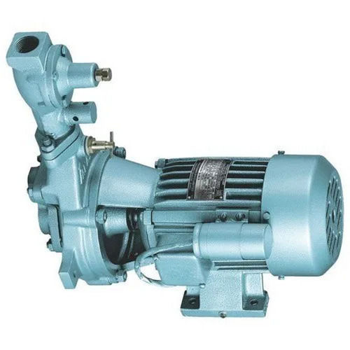 Blue 65*50 Mm Negative Suction Single Stage Monoblock Water Pump For Industrial Purpose 