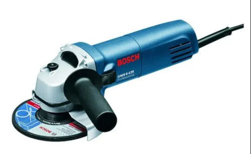 Blue Electric Bosch Angle Grinder With Hard Plastic Body For Cleaning Metal