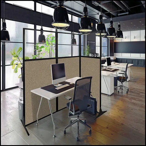 Machine Made Modern Portable Corporate Office Plywood Workstation