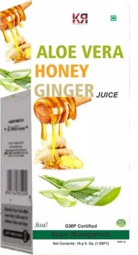 Original Natural No Additives Ayurvedic Healthy Aloe Vera Honey Ginger Juice Age Group For 6777
