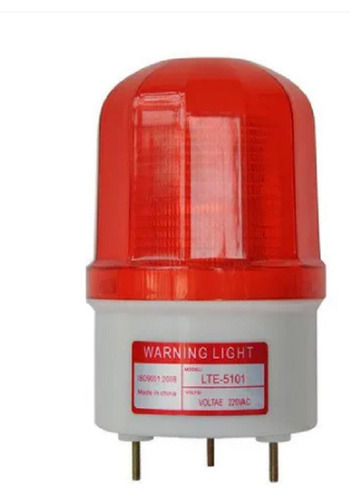 Red Premium Quality And Durable 25 Mm Degree Celsius Round Warning Lights 