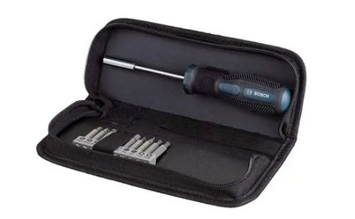 Silver And Black Premium Quality Stainless Steel Material Screwdriver Set