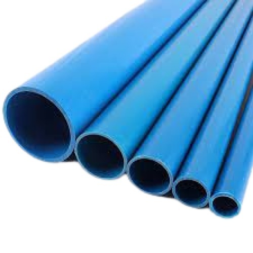 Blue 6 Meter Length Round Shape Pvc Plastic Pipes at Best Price in