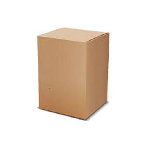 Brown Paper 50 X 40 X 40 Cm Glossy Lamination Finish Rectangle Shape Corrugated Box