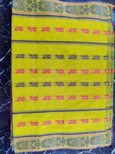 Party Wear Eco Friendly And Beautiful Design Tant Cotton Saree