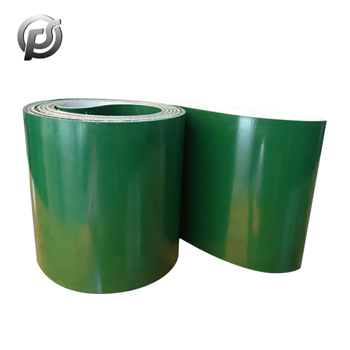 एक्सपोर्ट क्वालिटी हैवी ड्यूटी पीयू और पीवीसी लाइट कन्वेयर बेल्ट (हरा)