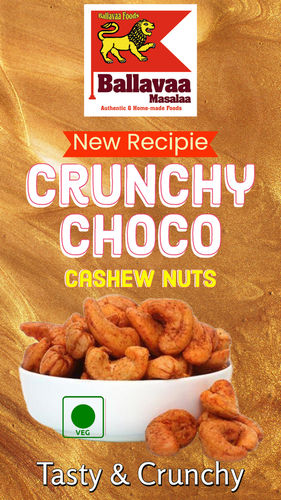 Tasty And Crunchy Choco Cashew Nuts 35g (Pack Of 1x10 Number)