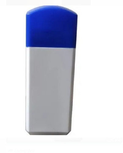 3 Inch Height Flip Top Cap Rectangular Hdpe Talcum Bottle